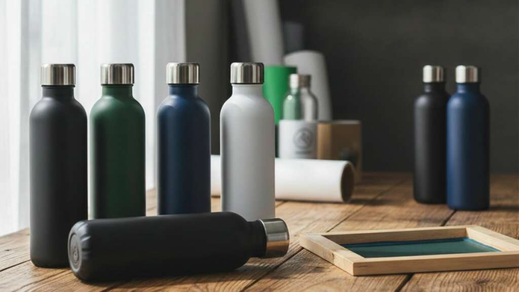  เลือกประเภท กระบอกน้ำสกรีนโลโก้ ก่อนสั่งผลิต