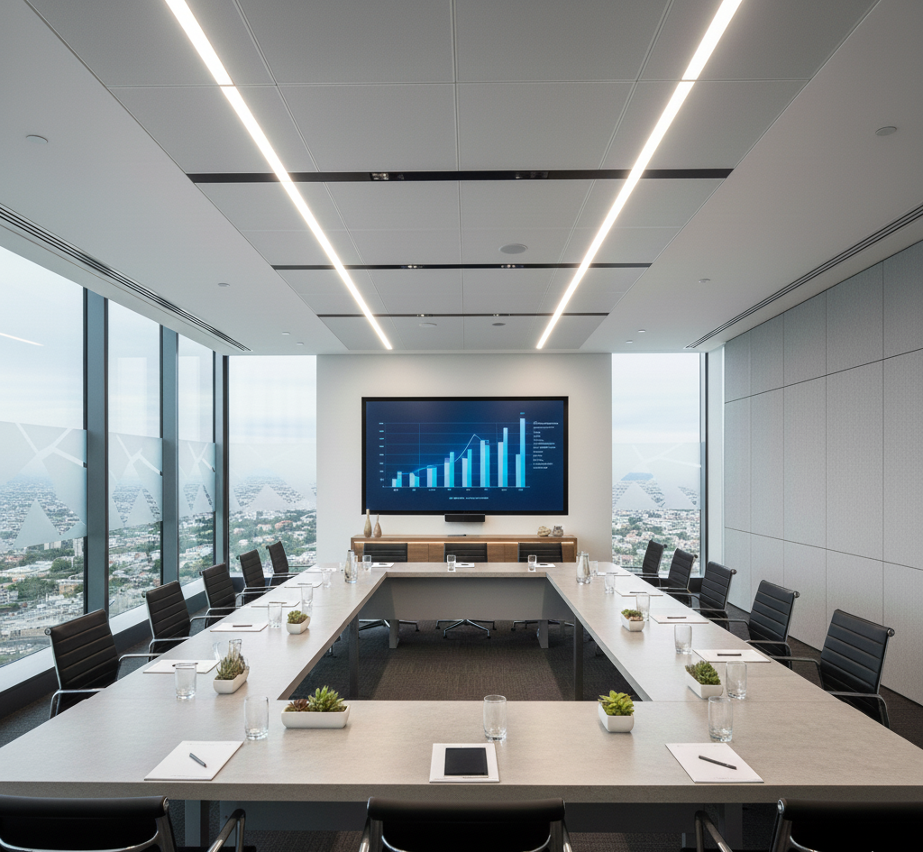 ออกแบบห้องประชุม แบบhollow square