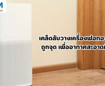 เคล็ดลับวางเครื่องฟอกอากาศให้ถูกจุด เพื่ออากาศสะอาดทั่วบ้าน