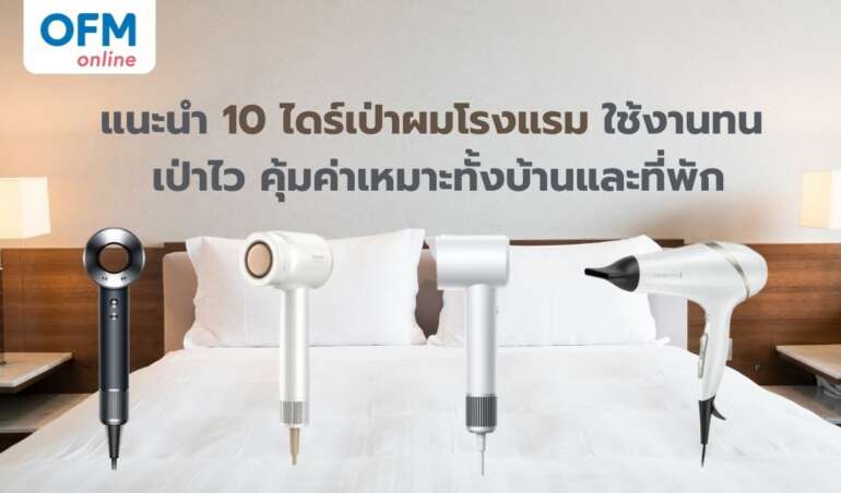 ไดร์เป่าผมโรงแรม แนะนำ