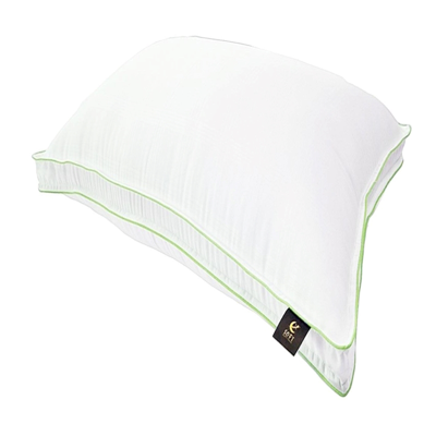 หมอนขนห่านเทียมแท้ 100% Soft Happy Night Super Smooth สีขาว 18*28*12 1500G