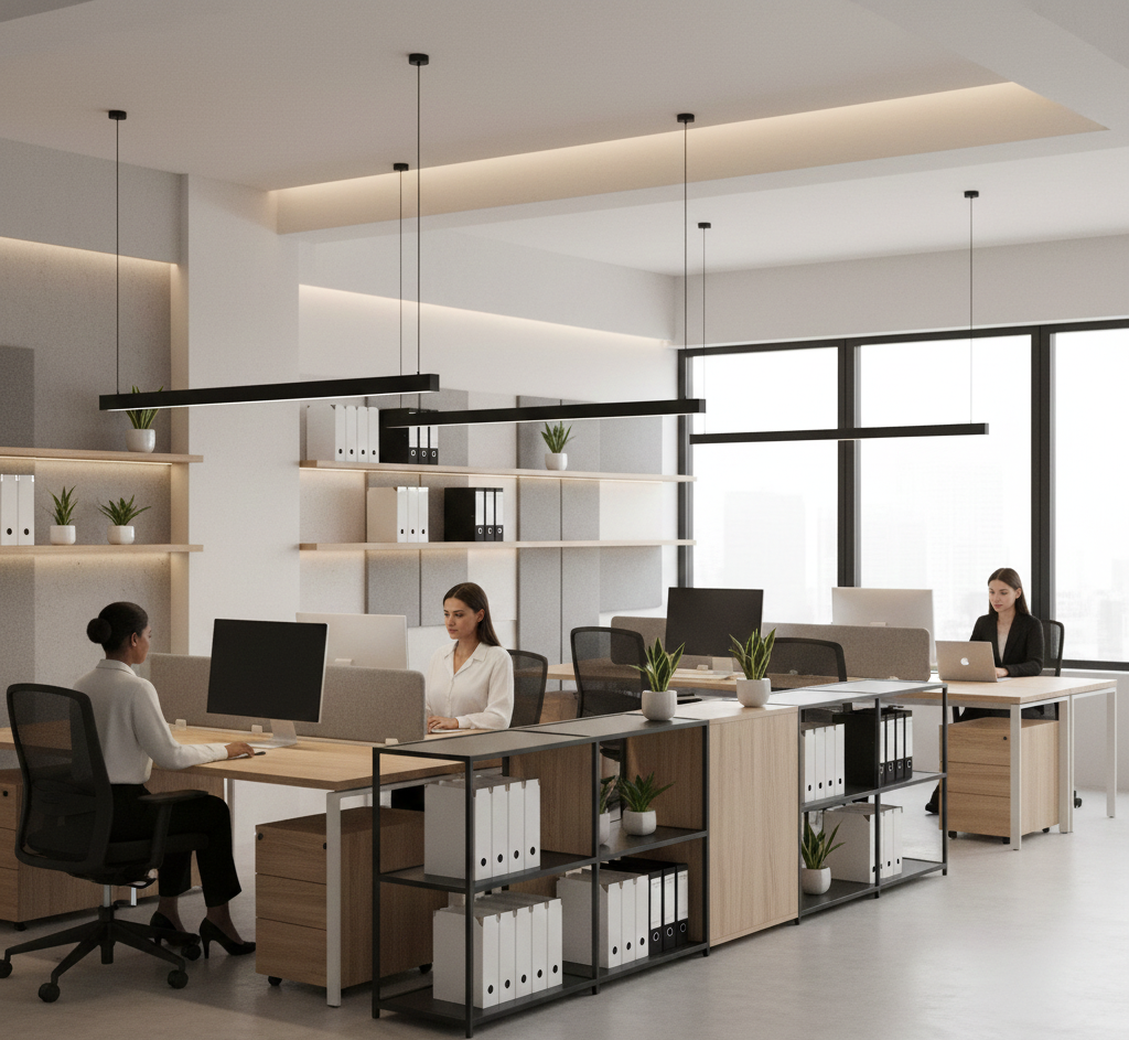 ออกแบบออฟฟิศขนาดเล็ก คุมโทนสี monochorme หรือ earth tone