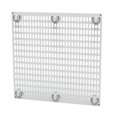 KASSA HOME แผงพลาสติกติดผนัง (ใหญ่) Kayla รุ่น H2960 สีขาว ขนาด 57 x 2.8 x 56.4 ซม.