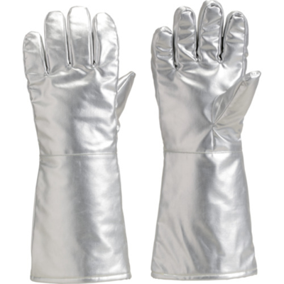 trusco-fire-glove-freesize-silver TRUSCO ถุงมือกันความร้อน สีเงิน ขนาดฟรีไซส์