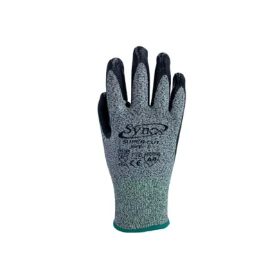 ถุงมือกันบาดระดับ 5 M SYNOS 21SNSTK-763A สีดำ