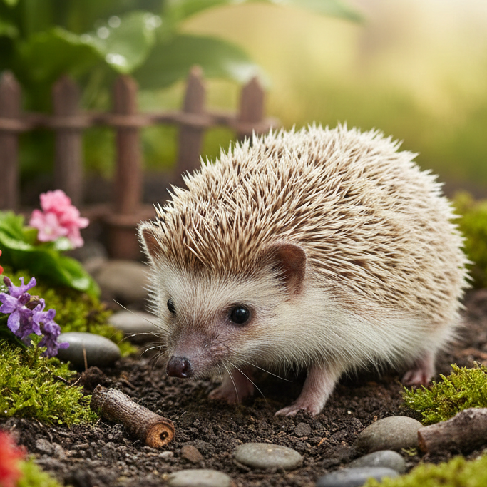 เลี้ยงสัตว์อะไรดี เม่นแคระ