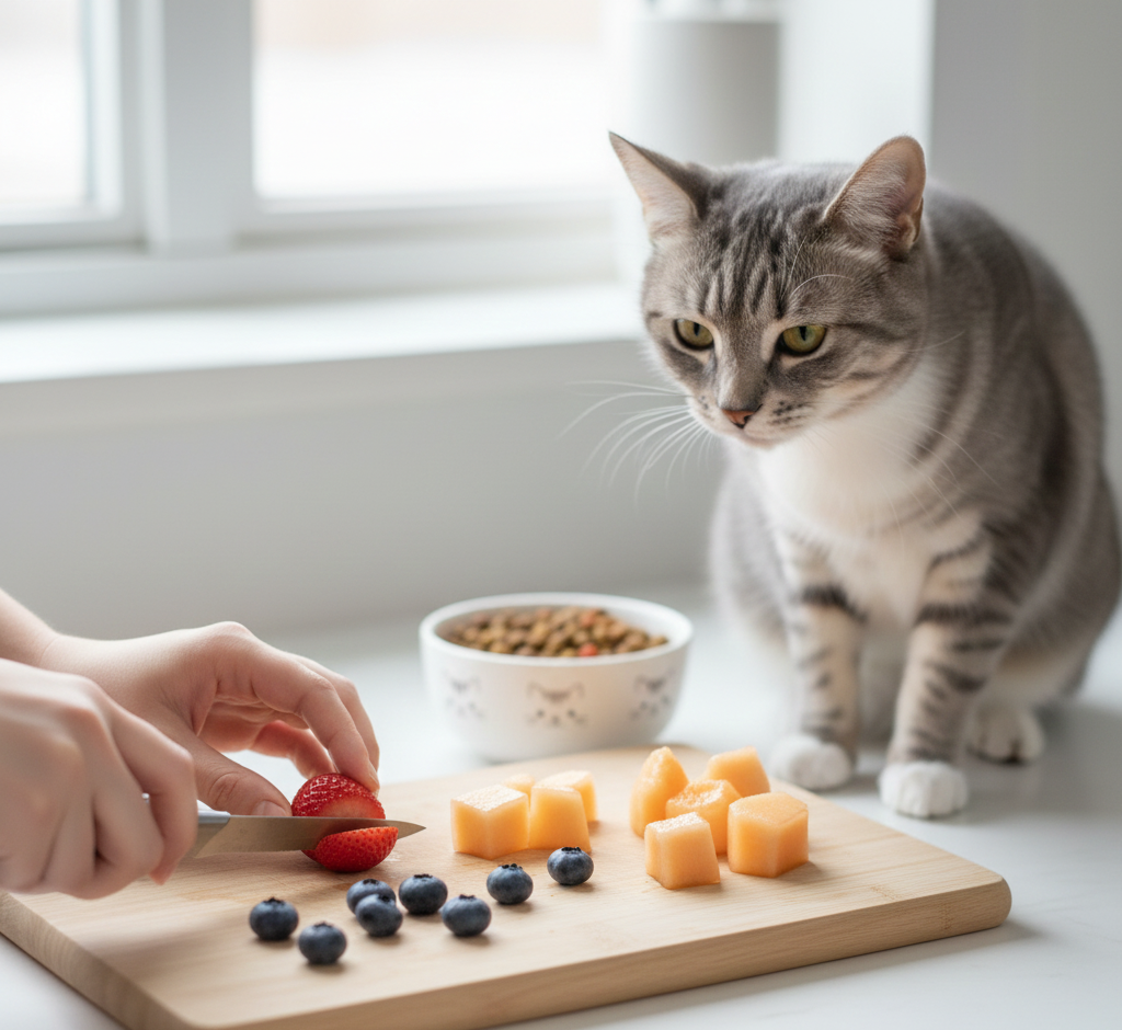 แมวกินอะไรได้บ้าง ผลไม้รสหวานสดชื่น