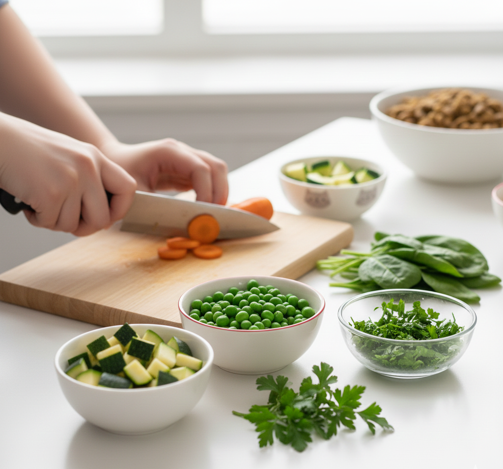 แมวกินอะไรได้บ้าง ผักสดนานาชนิด