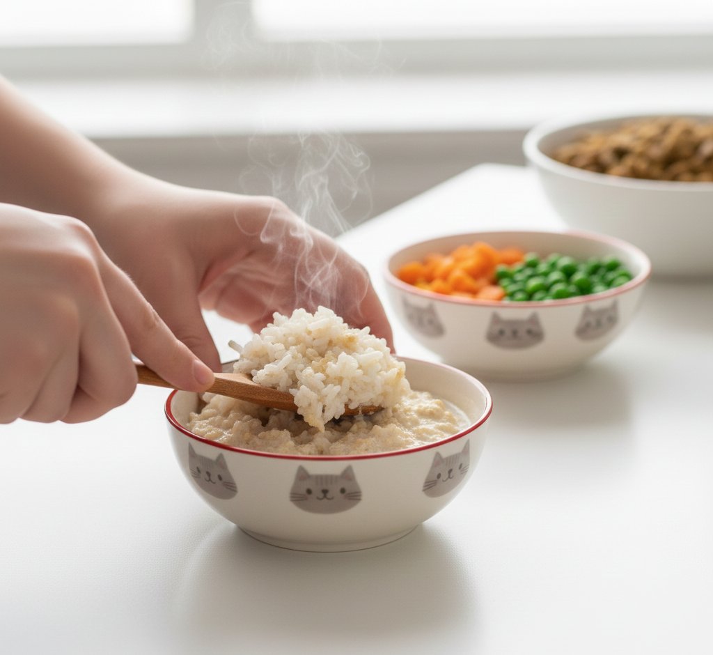 แมวกินอะไรได้บ้าง ข้าวโอ๊ตเพิ่มไฟเบอร์