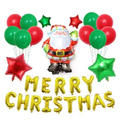 christmas-balloon-santa-big-set ลูกโป่งคริสต์มาส ซานตาคลอส (Setใหญ่สุดคุ้ม)