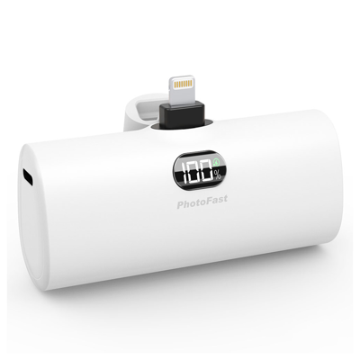 photofast-lightning-power-pd-5000mah Photofast รุ่น Lighting Power PD หัวชาร์จ Lightning – พาวเวอร์แบงค์ ความจุ 5,000mAh สีขาว