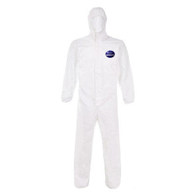 schake-sk604-chemical-protective-coverall ชุดป้องกันสารเคมี ชาเก้ SK604 สีขาว ไซส์ M Type5/6
