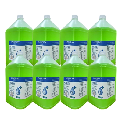 alcohol-hand-wash-smart-lab-pack-8-gallon แอลกอฮอลล์ล้างมือซานิสเปรย์ SMARTLAB สีเขียวใส 3.8 ลิตร แพ็ค ชุด 8 แกลลอน