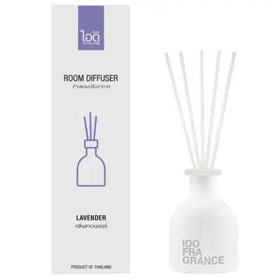 ido-diffuser-lavender-scent ไอดู ก้านไม้หอมปรับอากาศ กลิ่น ลาเวนเดอร์ 50 มล.