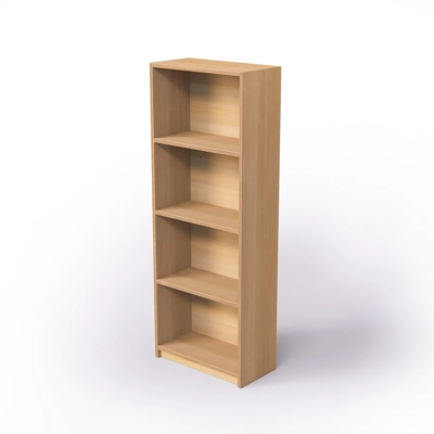 furradec-shelf-tidii-whiteoak FURRADEC ชั้นวาง 4 ชั้น รุ่น TIDII สีไวท์โอ๊ค ขนาด 60x30x160 ซม.