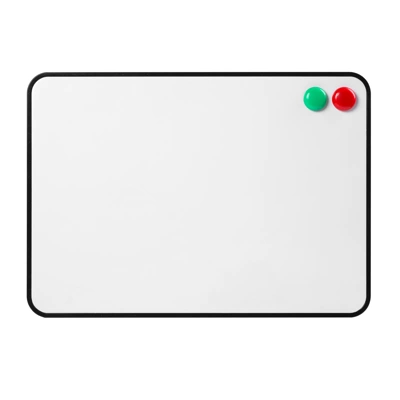 one-whiteboard-magnet-ld023a3-bk ONE กระดานไวท์บอร์ดแม่เหล็ก 2 หน้า รุ่น LD023A3-BK สีดำ