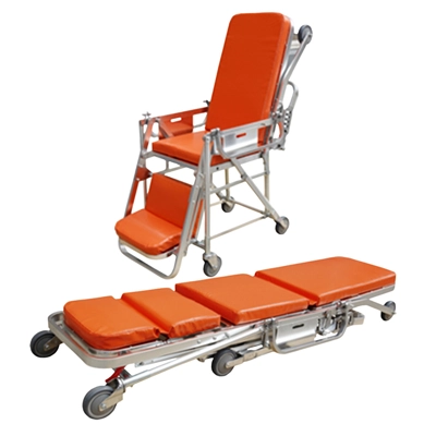 emergency-nursing-cart-best one-zyjk-e-3 เตียงรถเข็นพยาบาลฉุกเฉิน แบบปรับนั่ง-นอนได้ BEST ONE รุ่น ZYJK-E-3