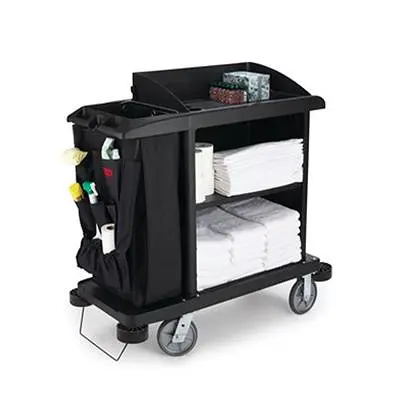 rubber-made-thailand-house-keeping-cart รถเข็นเก็บอุปกรณ์ทำความสะอาด, รับเบอร์เมด ไทยแลนด์, สีด