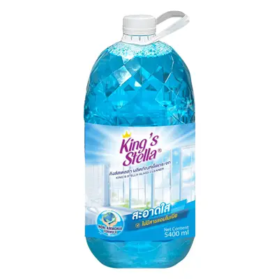 kingstella-glass-cleaner KINGS STELLA น้ำยาเช็ดกระจกอเนกประสงค์ ขนาด5400มล.