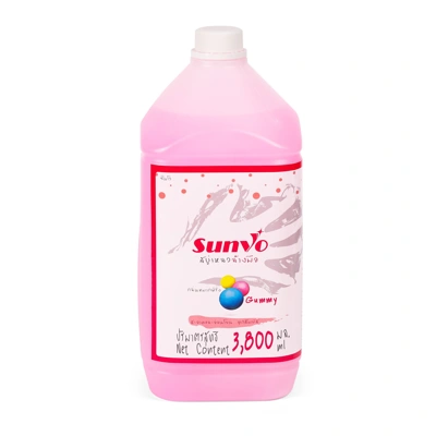 sunvo-handwash-soap-gummy-scent-pink SUNVO สบู่เหลวล้างมือมุก กลิ่นกัมมี่ สีชมพู ขนาด 3.8 ลิตร