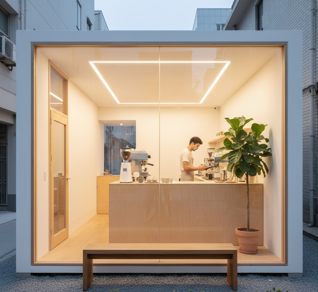 minimal-box-idea-cafe ร้านกาแฟมินิมอล งบน้อย กล่อง