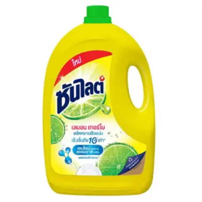 sunlight-lemon-turbo-dishwashing-liquid-3-2l SUNLIGHT น้ำยาล้างจาน เลมอน เทอร์โบ ขนาด 3.2 ลิตร
