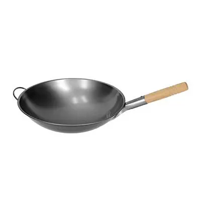 rocket-steel-wok-wood-handle-non-stick-36cm กระทะเหล็กด้ามไม้ทรงลึก ROCKET รุ่น NON STICK 13 ขนาด 3