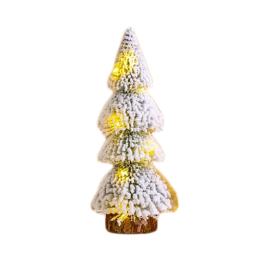 cassa-christmas-tree-led-white-30cm CASSA ของตกแต่งต้นคริสต์มาสปลอมพร้อมไฟ LED สีขาว ขนาดสูง 30 cm