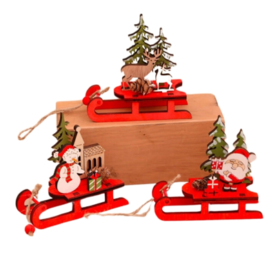 cassa-christmas-decoration-set-reindeer-santa-snowman CASSA ของตกแต่งคริสต์มาส เซท 3 ชิ้น กวางเรนเดียร์ ซานต้าคลอส สโนว์แมน