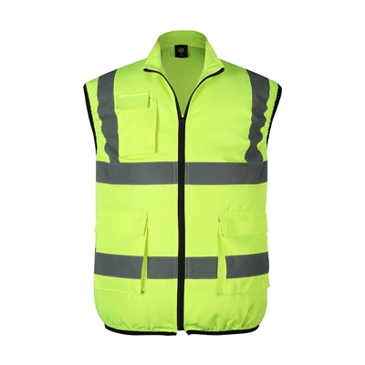 เสื้อพัดลมแขนกุดติดแถบสะท้อนแสง รุ่น KTFMJ-1 สีเขียว ไซส์ 3XL