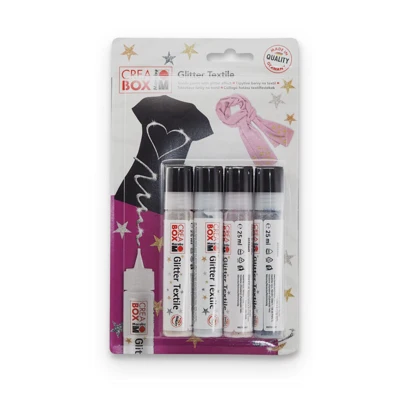 ชุดกาวร่างกากเพชร Textile Marabu 164922 4x25 ml. 1803K0