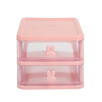 ME.STYLE กล่องจัดระเบียบอเนกประสงค์ รุ่น W3322 สีชมพู