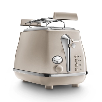 DeLonghi เครื่องปิ้งขนมปัง Icona Metallics รุ่น CTOT2103.BG