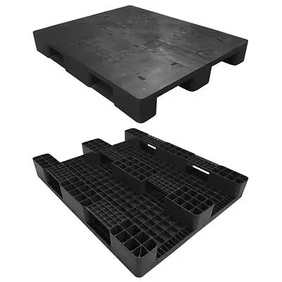 DINO พาเลทพลาสติก รุ่น EMS1012RB สีดำ ขนาด 100x120x15ซม.