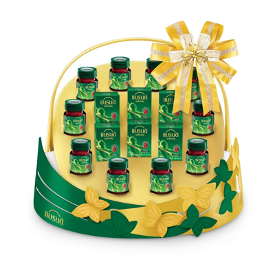 THAI SUN SPORT กระเช้าแบรนด์ซุปไก่สกัด 42 มล. (10 ขวด) รุ่น FEST0041