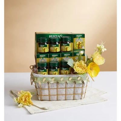 BASKETEER ชุดของขวัญซุปไก่สกัดผสมใบแป๊ะก๊วยและโสม ขนาด 42 มล. (6 ขวด)