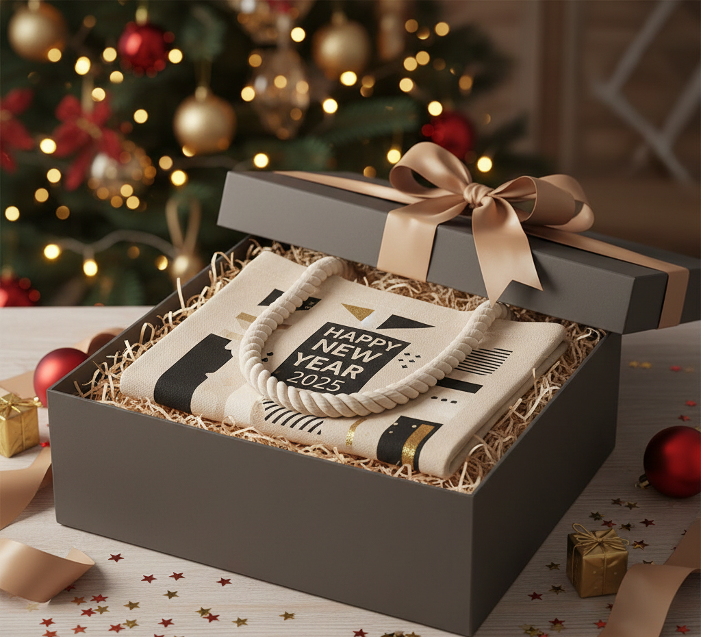 ของขวัญปีใหม่ กระเป๋าผ้า