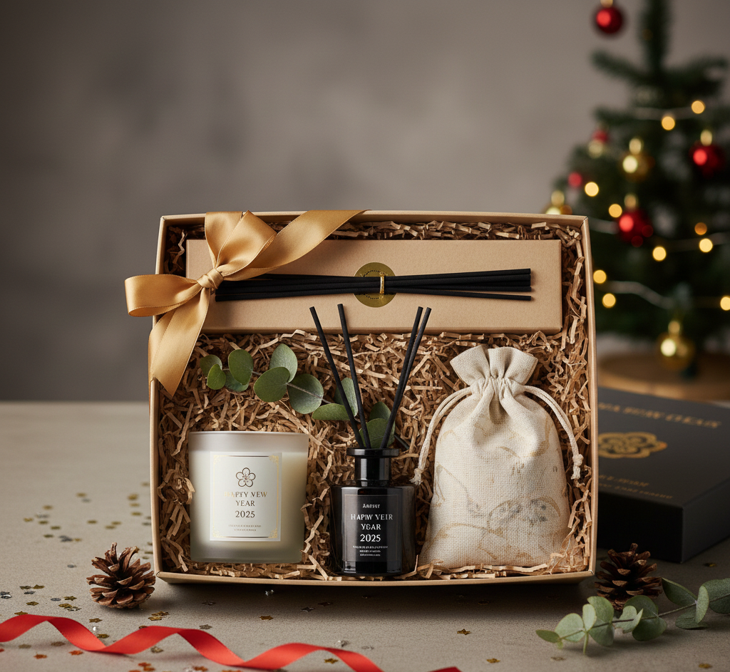 ของขวัญปีใหม่ เทียนหอม