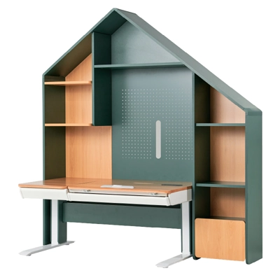 ERGOTREND โต๊ะปรับระดับไฟฟ้าเด็ก Castle Desk รุ่น ErgotrendKids