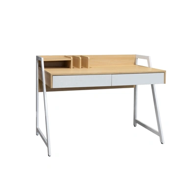 FURRADEC โต๊ะทำงานพร้อมลิ้นชัก รุ่น Task-120 สีไวท์โอ๊ค