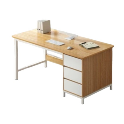 THAI SUN SPORT โต๊ะทํางานไม้ มีลิ้นชัก รุ่น TA0051 สีไม้ ขนาด 140x50x75 ซม.