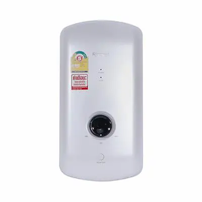 rinnai-water-heater-kin-350 เครื่องทำน้ำอุ่น 3500 วัตต์ RINNAI รุ่น KIN 350 สีขาวมุก