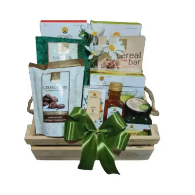 giftngo-doikham-health-hamper-set-a GIFTNGO กระเช้าสุขภาพ DOIKHAM SET A ขนาด 25x30x17 ซม.