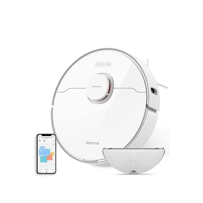 dreammei-vacuum-robot-l10-pro หุ่นยนต์ดูดฝุ่น ขัดถูพื้นซักผ้าถูเองได้ ดรีมม L10 Pro สีขาว