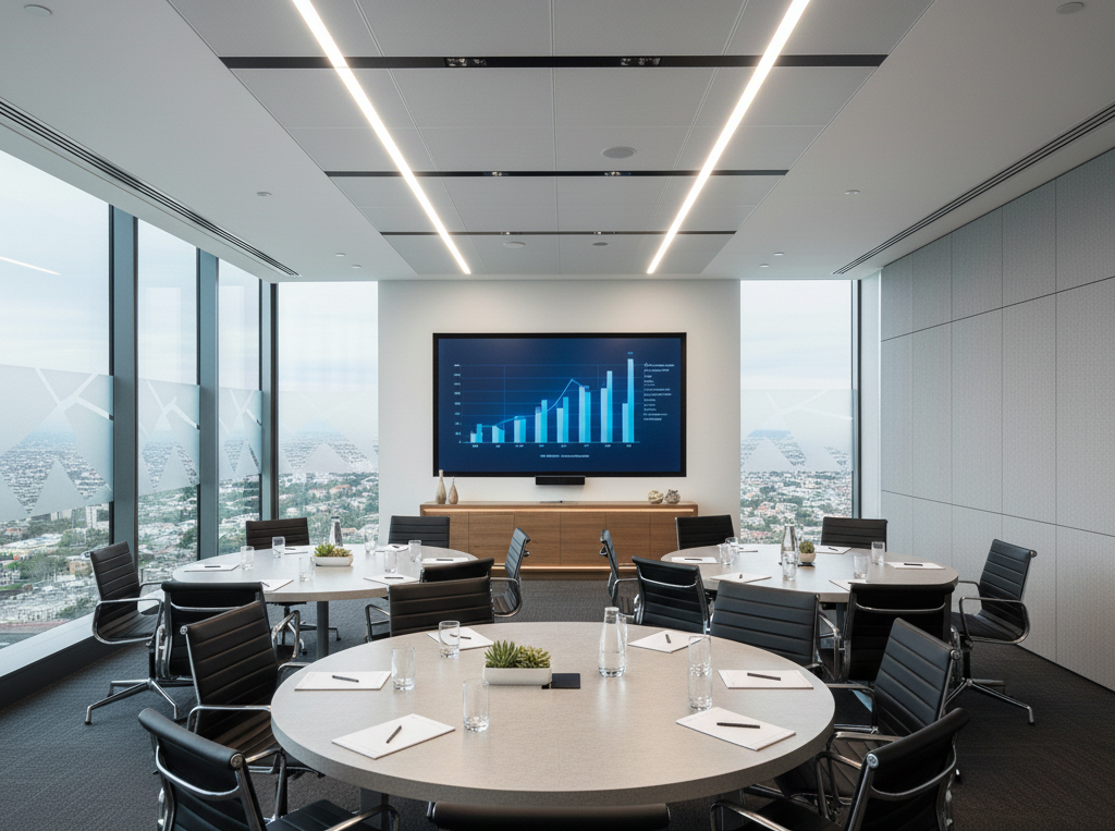 ออกแบบห้องประชุท แบบ Banquet 