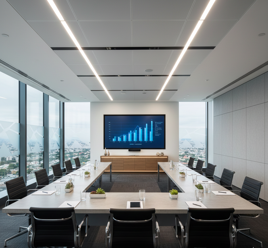 ออกแบบห้องประชุม แบบ u-shape