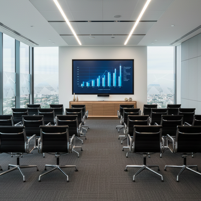 ออกแบบห้องประชุม แบบ classroom