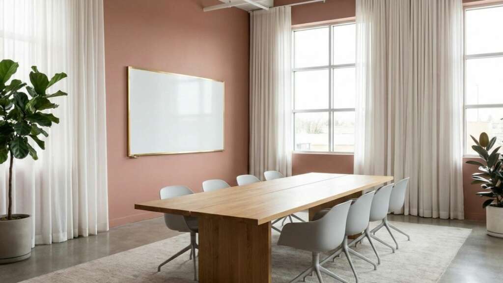 pantone 2026 cloud dancer ห้องประชุม