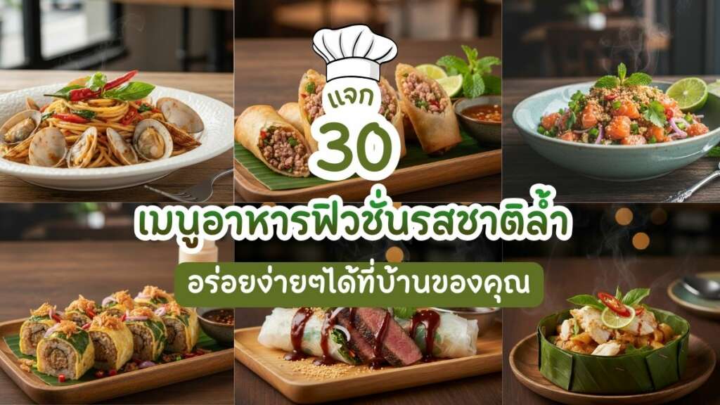 เมนูอาหารฟิวชั่น