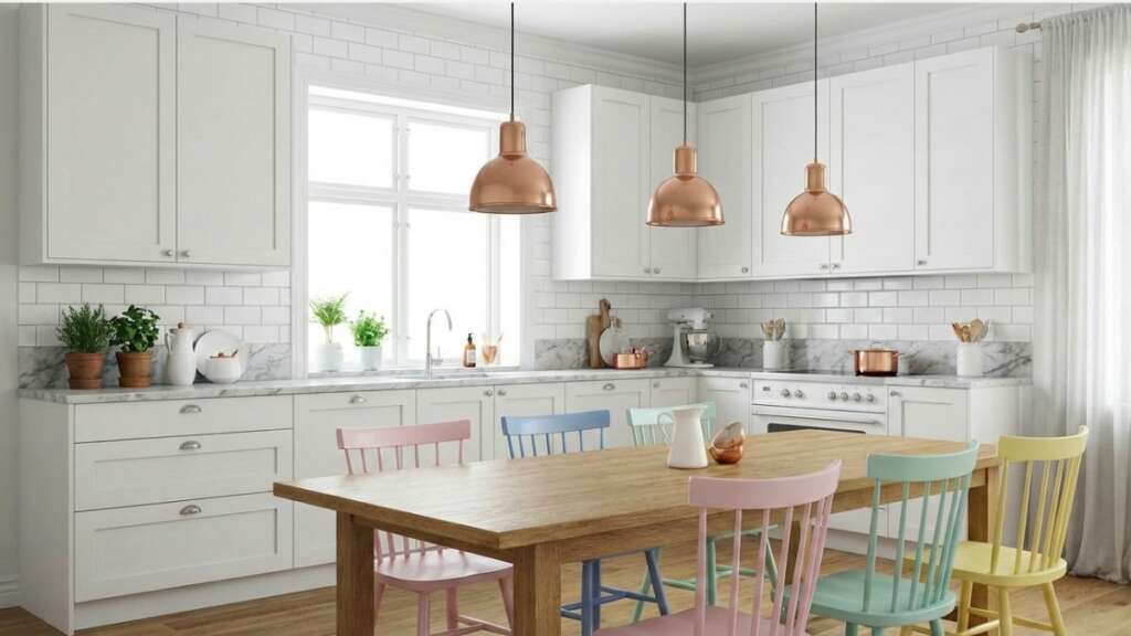 pantone 2026 cloud dancer ห้องครัว